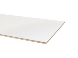 Agnes One-Step Wandplatte Weiß Leinen 2600x620x12mm (= 1,61 m²)