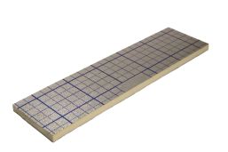 PIR Auffüllstreifen 2-seitig Aluminium ca. 600x160x20mm Rd:0,91 (10 Stück)