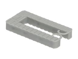 Unterlegplatten kunststoff 8mm 60x30mm grau (100 Stück)