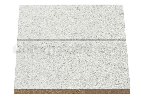 Agnes One-Step Deckenplatte Weiß Putz 1220x620x12mm 4pl/pack (= 3,03 m²)