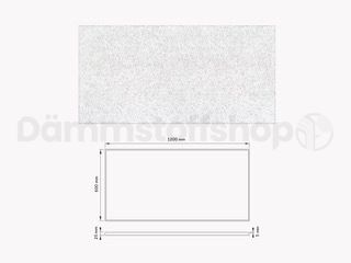 Cewood Holzwolle Akustikplatten 1200x600x25mm weiss (=0,72 m²)