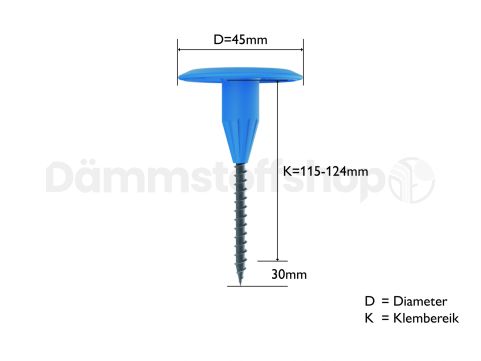 Druckverteilungsplatte TRPH-45-120 124mm 250 Stück