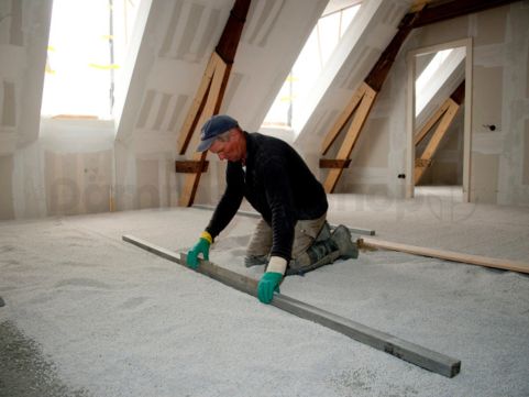 Fermacell trockene Ausgleichsschüttung