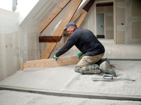 Fermacell trockene Ausgleichsschüttung