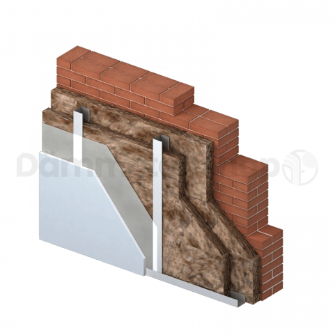 Glaswolle Acoustifit 1350x600x40mm 16pl/pack WLS 037 (=12,96 m²)