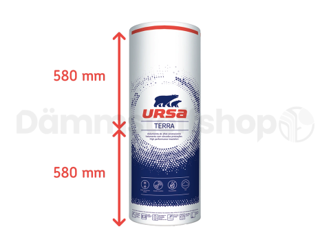 Glaswolle Ursa Frametec 37 5000x580x170mm WLS 037 (=2,90 m²)