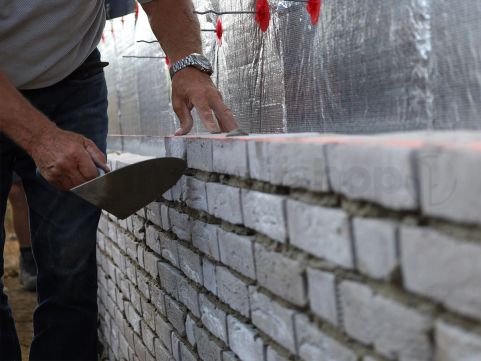 Glaswolle Ursa Walltec 32 Reflex 1350x600x131mm WLG 032 5pl/Packung (4,05m²)