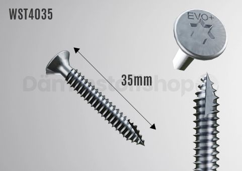 Holzschraube Senkkopf TX Antrieb 4x35mm verzinkt (200 Stück)