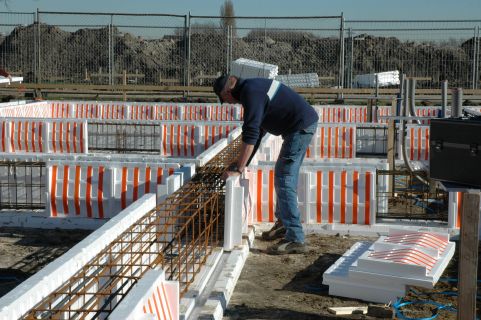 IsoBouw PowerKist Seitenwand 1200x550mm 4pl/pack (=2,64 m²)