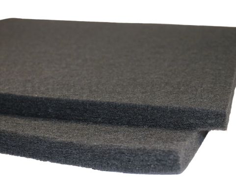 Miofoam Schallabsorption 1200 x 500 x 25mm WLS 040 2 Platten/Set (=1,2 m2)