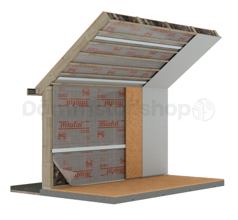 Miofol 100 S Dampfbremsfolie 1,5 x 50 m (= 75 m²)