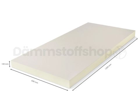 PIR Vlies 1200x600x140mm WLG 025 3pl/pack (=2,16 m²)