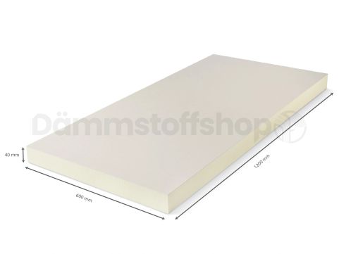 PIR Vlies 1200x600x40mm WLS 027 12pl/pack (=8,64 m²)