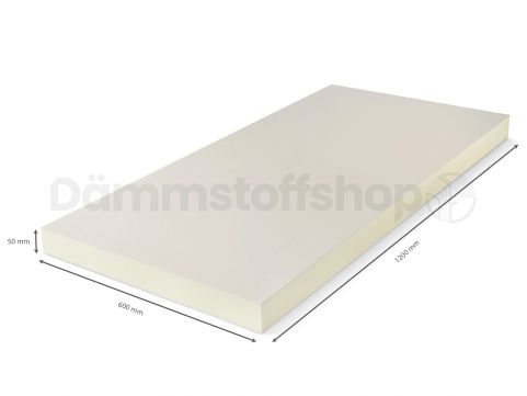 PIR Vlies 1200x600x50mm WLS 027 10pl/pack (=7,20 m²)