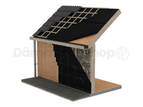 Polytex Fassade ECO Unterspannbahn 1,50x25m (= 37,5 m²)