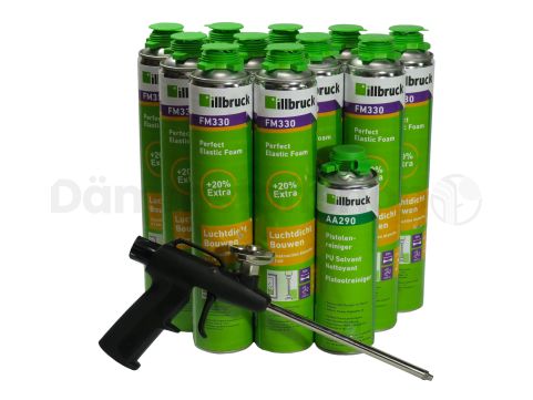 PuSet PU Schaum FM330 + Reiniger + Pistole