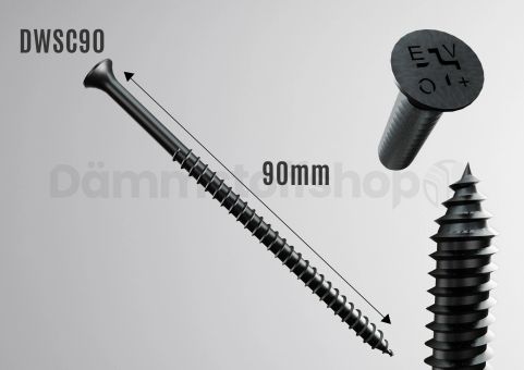 Schnellbauschrauben Grobgewinde PH2 4,8X90mm 250 Stück