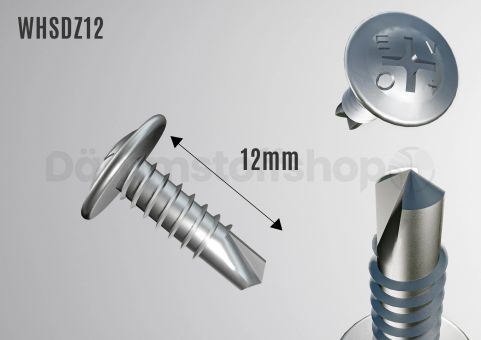 Selbstbohrende Flachkopfschraube 4,2x12mm 1000st.