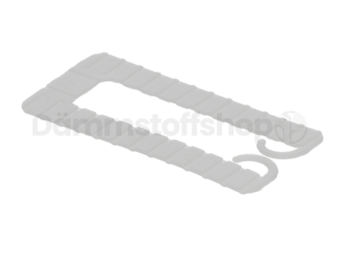 Unterlegplatten kunststoff 1mm 60x30mm weiß (100 Stück)