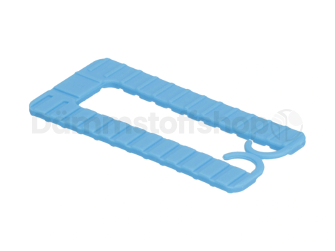 Unterlegplatten kunststoff 2mm 60x30mm blau (100 Stück)