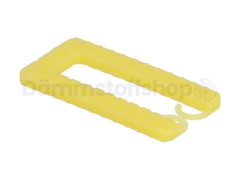 Unterlegplatten kunststoff 4mm 60x30mm gelb (100 Stück)