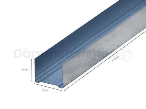 UW-Profil 75mm 3000 mm